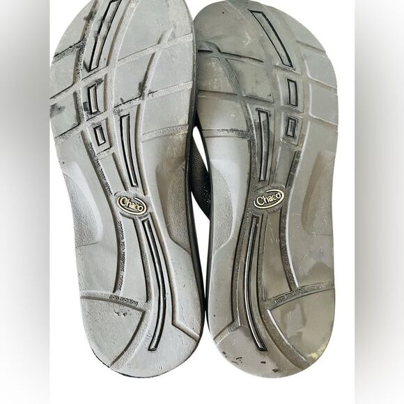 CHACO MEN'S CLASSIC FLIP SANDALS - BLACK estimate size 12-12.5 - Picture 5 of 5